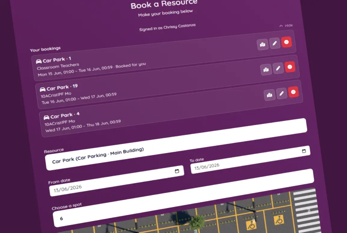 Self-Service Bookings